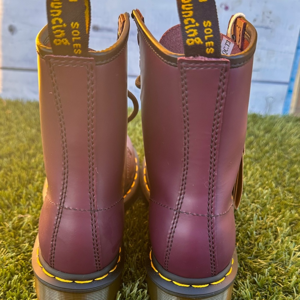 Dr. Martens Purple Combat Boots - Picture 5 of 7